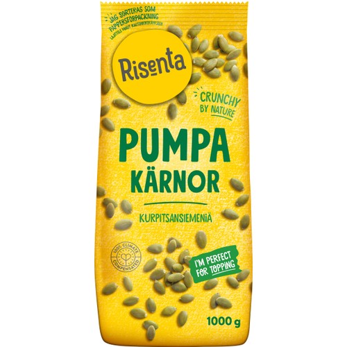 Pumpakärnor 1000g Risenta