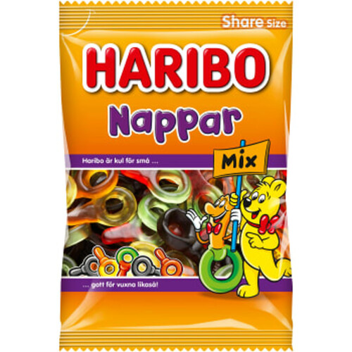 Godis Nappar Mix 375g Haribo