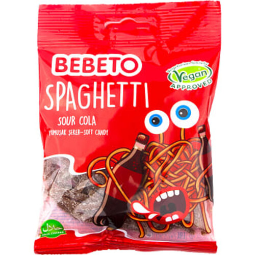 Godispåse Spaghetti Sur Cola 70g bebeto