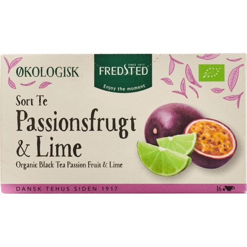 Svart te Passion & Lime Ekologisk 16-p Fredsted
