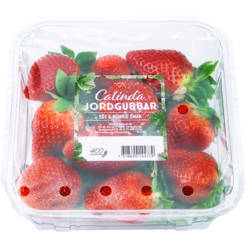 Jordgubbar Calinda 400g ICA  Klass 1