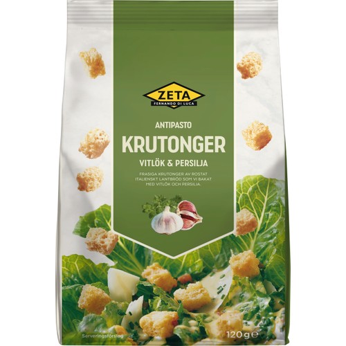 Krutonger Vitlök & persilja 120g Zeta