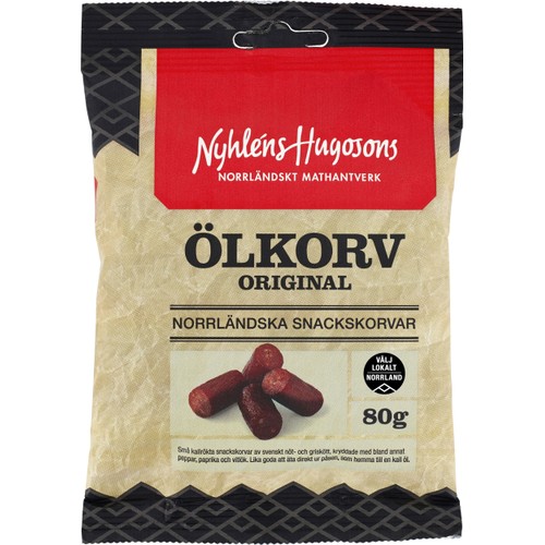 Ölkorv Original 80g Nyhléns Hugosons
