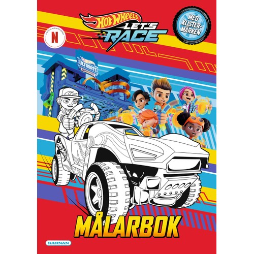 Målarbok Hot Wheels
