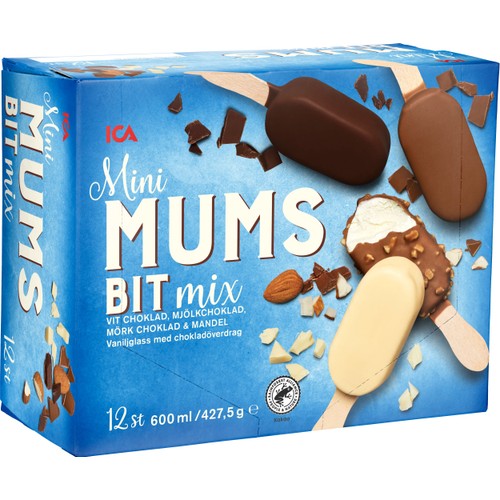 Glasspinne Minimumsbit Mandel & choklad 12-p 420g ICA