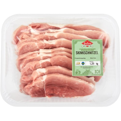 Skinkschnitzel Storpack ca 1,2kg Gudruns