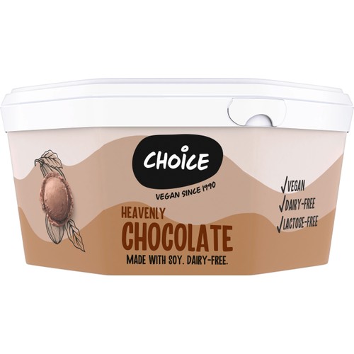 Glass Heavenly chocolate mjölk och laktosfri Vegansk 750ml Choice