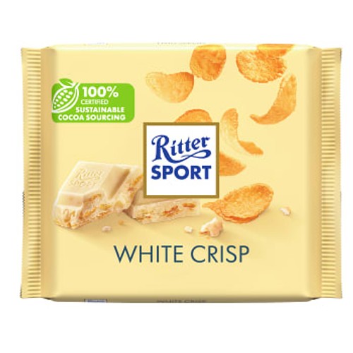 Chokladkaka White Crisp 100g Ritter