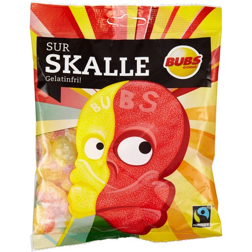 Surskalle Gelatinfri 190g Fairtrade Bubs