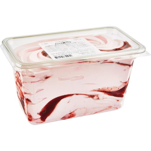 Gräddglass Jordgubb 800ml Otto & Glassfabriken