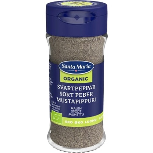 Svartpeppar Ekologisk 33g Santa Maria