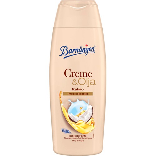 Duschkräm Kokosnötsolja Kakao 250ml Barnängen