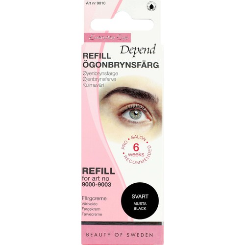 Ögonbrynsfärg Refill Svart 1-p Depend