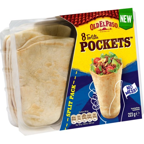 Tortilla Pockets 8-p Old El Paso