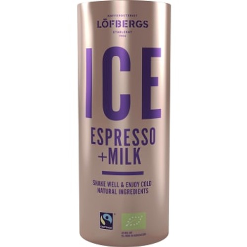 Ice Espresso & mjölk Ekologisk 230ml Löfbergs
