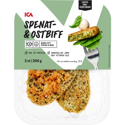 Spenat och ostbiff 200g  ICA