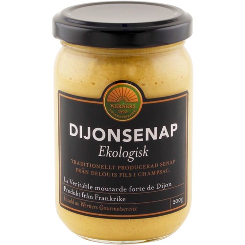 Dijonsenap Eko 200g Werners Gourmetservice