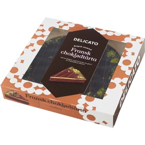 Fransk chokladtårta 14 Bitar fryst 850g Delicato