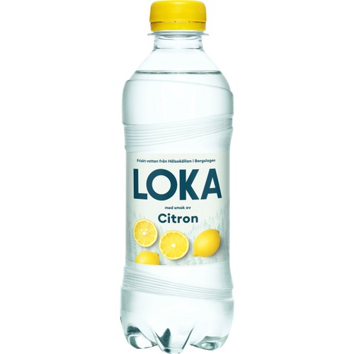 Vatten Kolsyrad Citron 33cl Flaska Loka