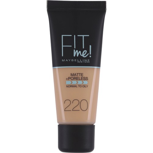 Foundation Fit Me Matte & Poreless Natural Beige 220 30ml Maybelline