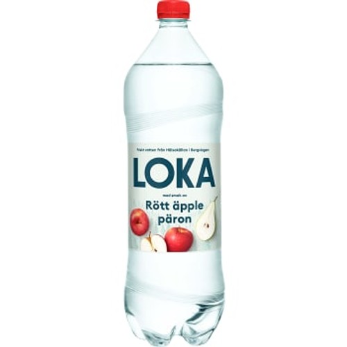 Vatten Kolsyrat Rött Äpple Päron 1,5l Loka