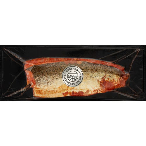 Laxfilé varmrökt dubbel ca 2,6kg Miljömärkt Korshags