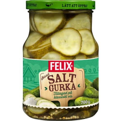 Saltgurka skivad 700g Felix