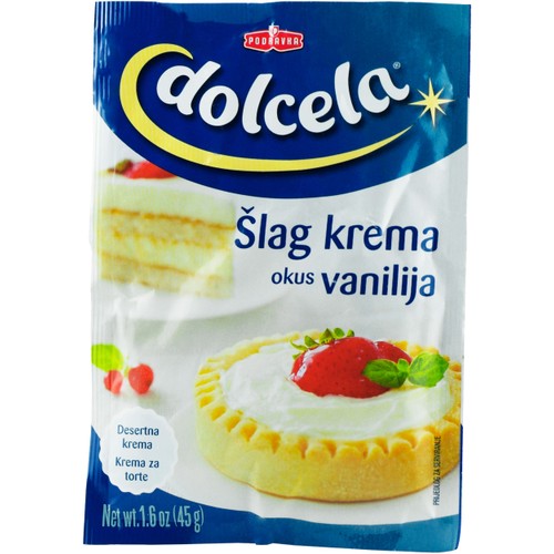 Gräddkräm Vanilj 45g Dolcela