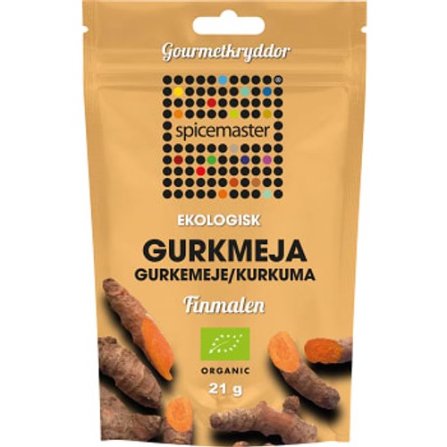 Krydda Gurkmeja påse Ekologisk 21g Spicemaster