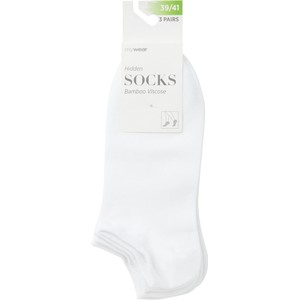 Hiddensocka 3p vit 39/41 mywear
