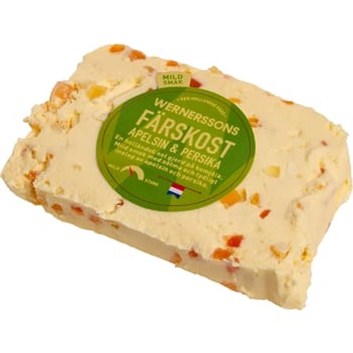 Färskost Apelsin & Persika ca 125g Wernerssons
