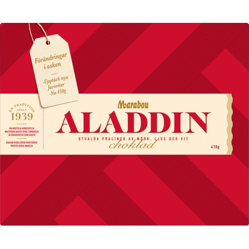 Chokladask Aladdin 410g Marabou