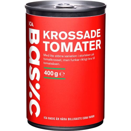 Krossade Tomater 400g ICA Basic