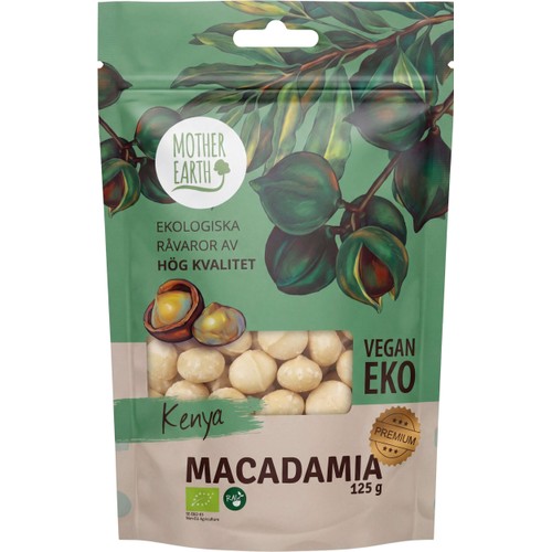 Macadamianötter Eko 125g Mother Earth