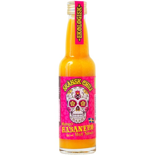 Sås Mango Habanero het Ekologisk 100ml Skånsk Chili