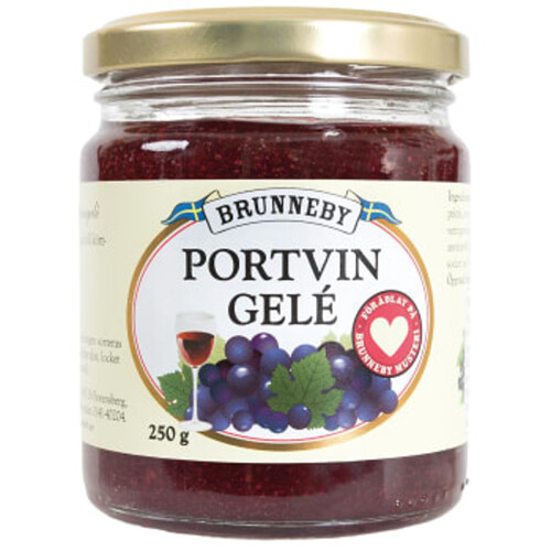 Portvinsgele 250g Brunneby