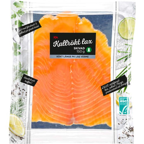 Lax Kallrökt 150g Miljömärkt ICA