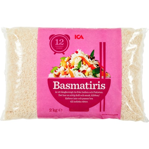 Basmatiris 2kg ICA
