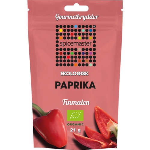 Krydda Paprika påse Ekologisk 21g Spicemaster