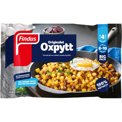 Oxpytt Fryst 1,5kg Findus