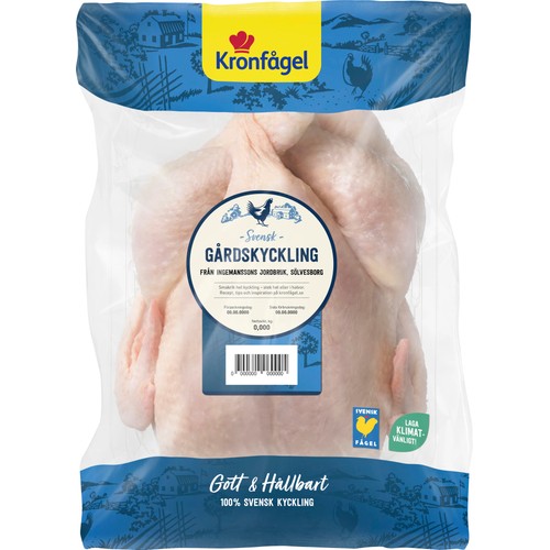 Gårdskyckling ca 1133g Kronfågel