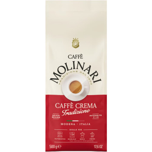 Kaffebönor Crema Tradizione 500g Caffe Molinari
