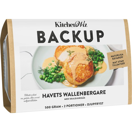 Havets Wallenbergare Med Skaldjurssås 500g Kitchenwiz Backup