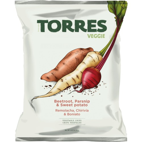 Chips Av Rotfrukter ca 90g Torres
