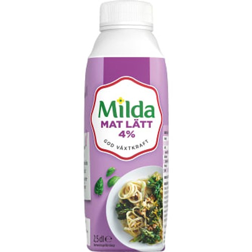 Matlagningsgrädde Mat 4% 2,5dl Milda