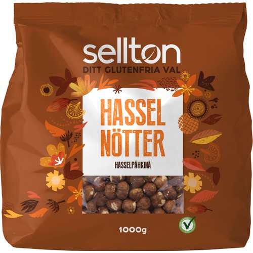 Hasselnötter 1kg Sellton