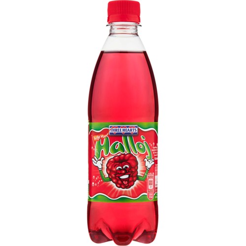 Läsk Hallon 50cl Three Hearts