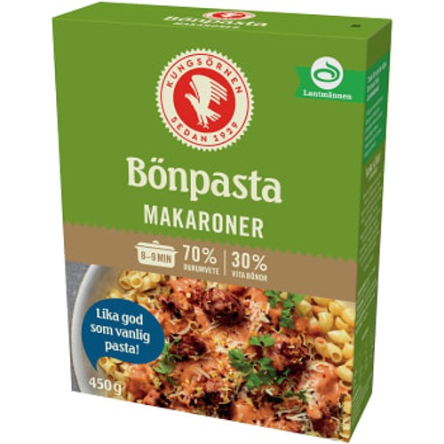 Bönpasta Makaroner 450g Kungsörnen