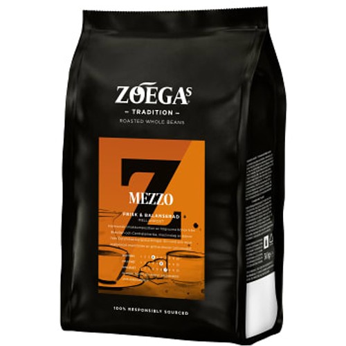 Kaffe Hela Bönor Mezzo 500g Zoegas