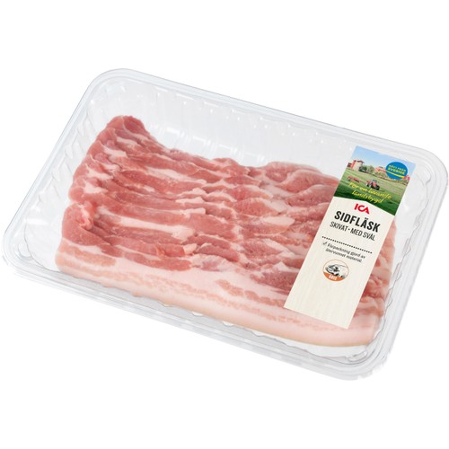 Sidfläsk Färskt skivat ca 400g ICA